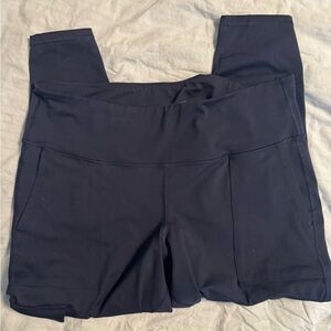 Old Navy Powerpress Leggings Navy with pockets Size XXL